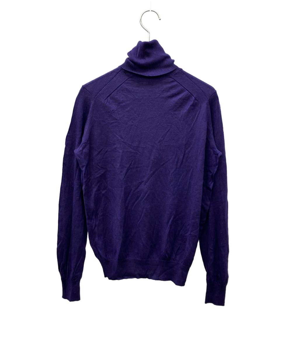 Drawer 長袖ニット 18G カシミヤシルクリブタートルニット 6513-106  