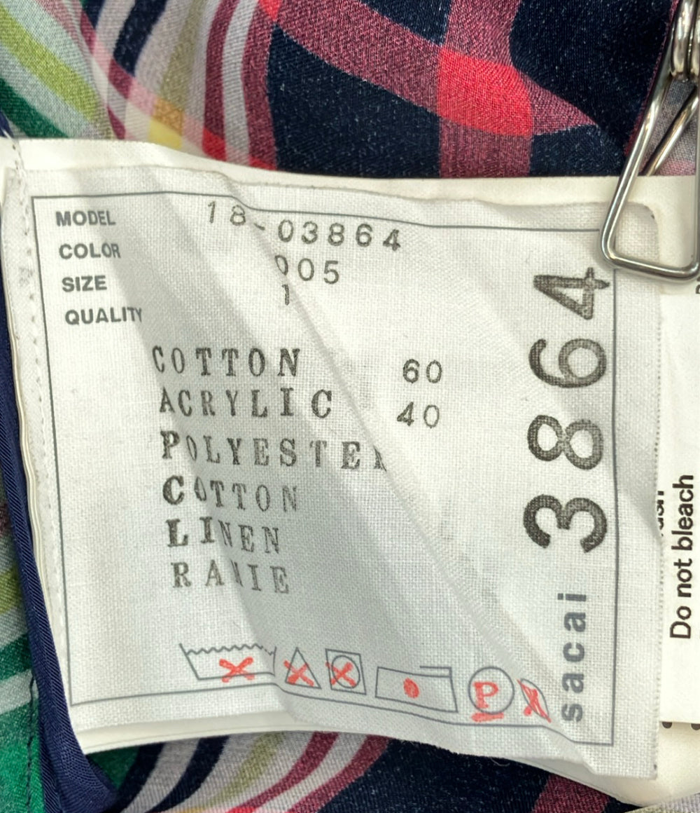Sacai 半袖ワンピース レディース SIZE 1 (S) サカイ