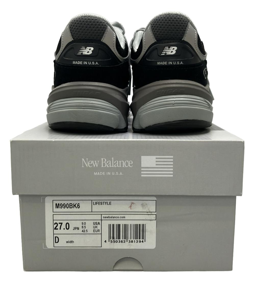 NEW BALANCE ローカットスニーカー M990BK6 メンズ SIZE 27.0 ニューバランス