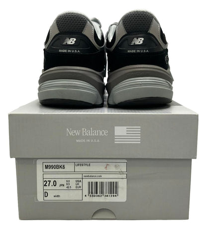 NEW BALANCE ローカットスニーカー M990BK6 メンズ SIZE 27.0 ニューバランス