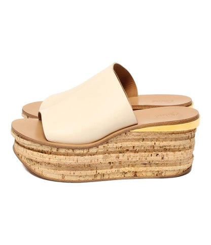 クロエ サンダル ウェッジソール コルク 011955 レディース SIZE 38 (L) Chloe