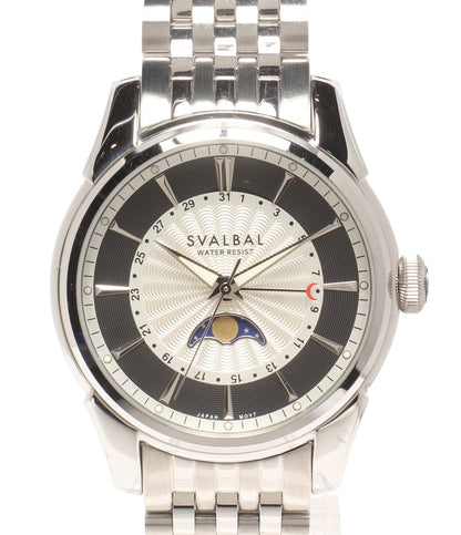 SVALBAL 腕時計 ムーンフェイズ クオーツ SV-10 メンズ スヴァルバル