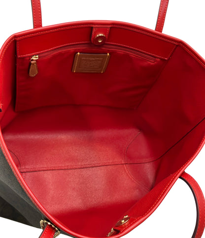 美品 COACH トートバッグ シグネチャー CV976 レディース コーチ