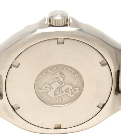 OMEGA 腕時計 シーマスター クオーツ ブラック メンズ オメガ