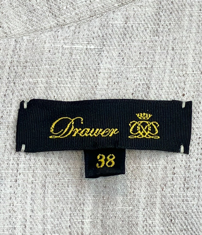 Drawer リネン ベスト 6521-299-1228 レディース SIZE 38 ドゥロワー