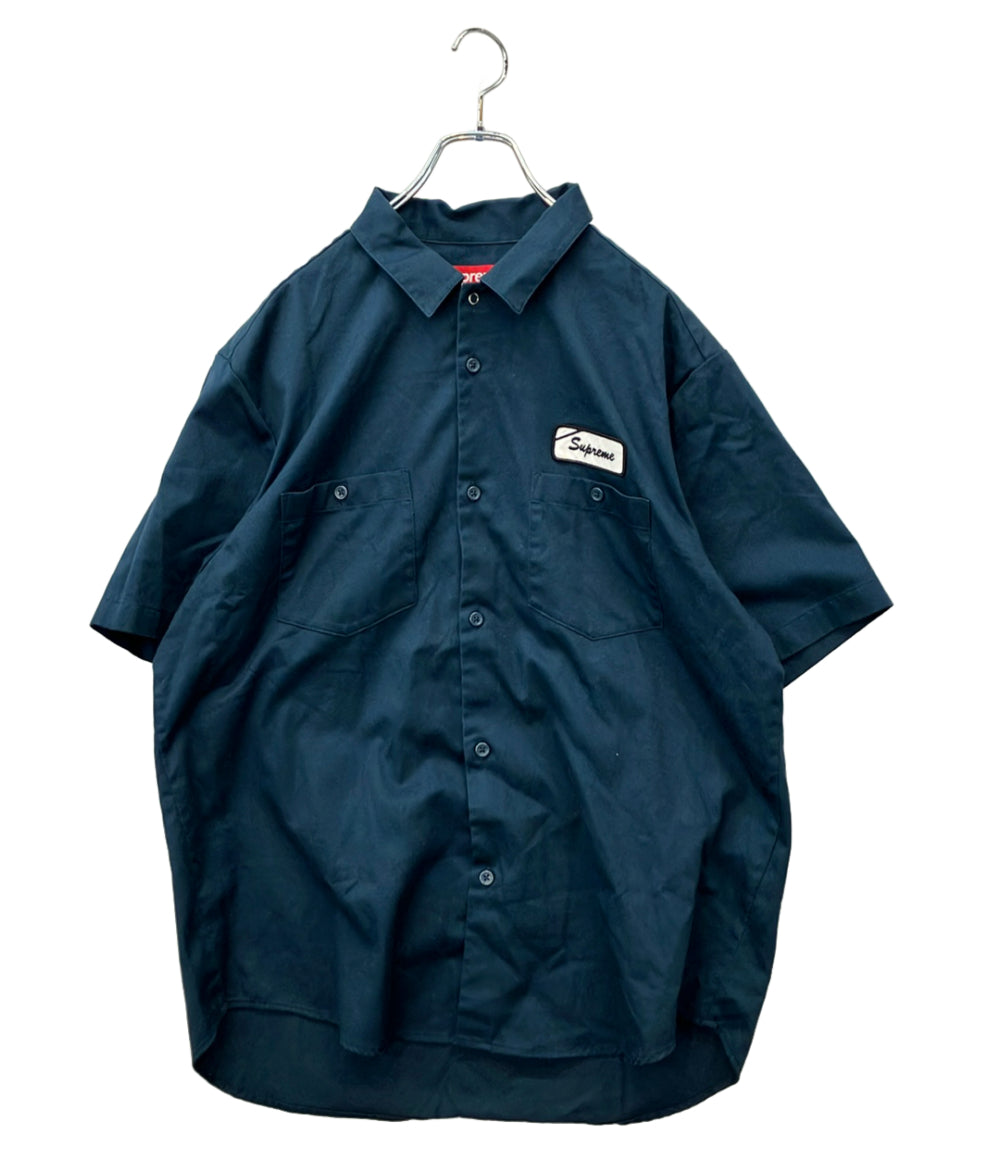 Supreme 半袖シャツ 21ss フロントボタン Dog S S Work Shirt メンズ SIZE L シュプリーム