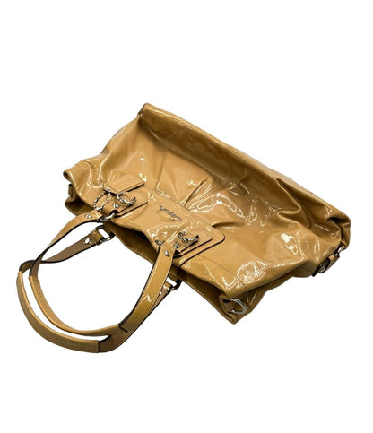 COACH 2WAY トートバッグ ショルダーバッグ  肩掛け エナメル 21043E レディース コーチ