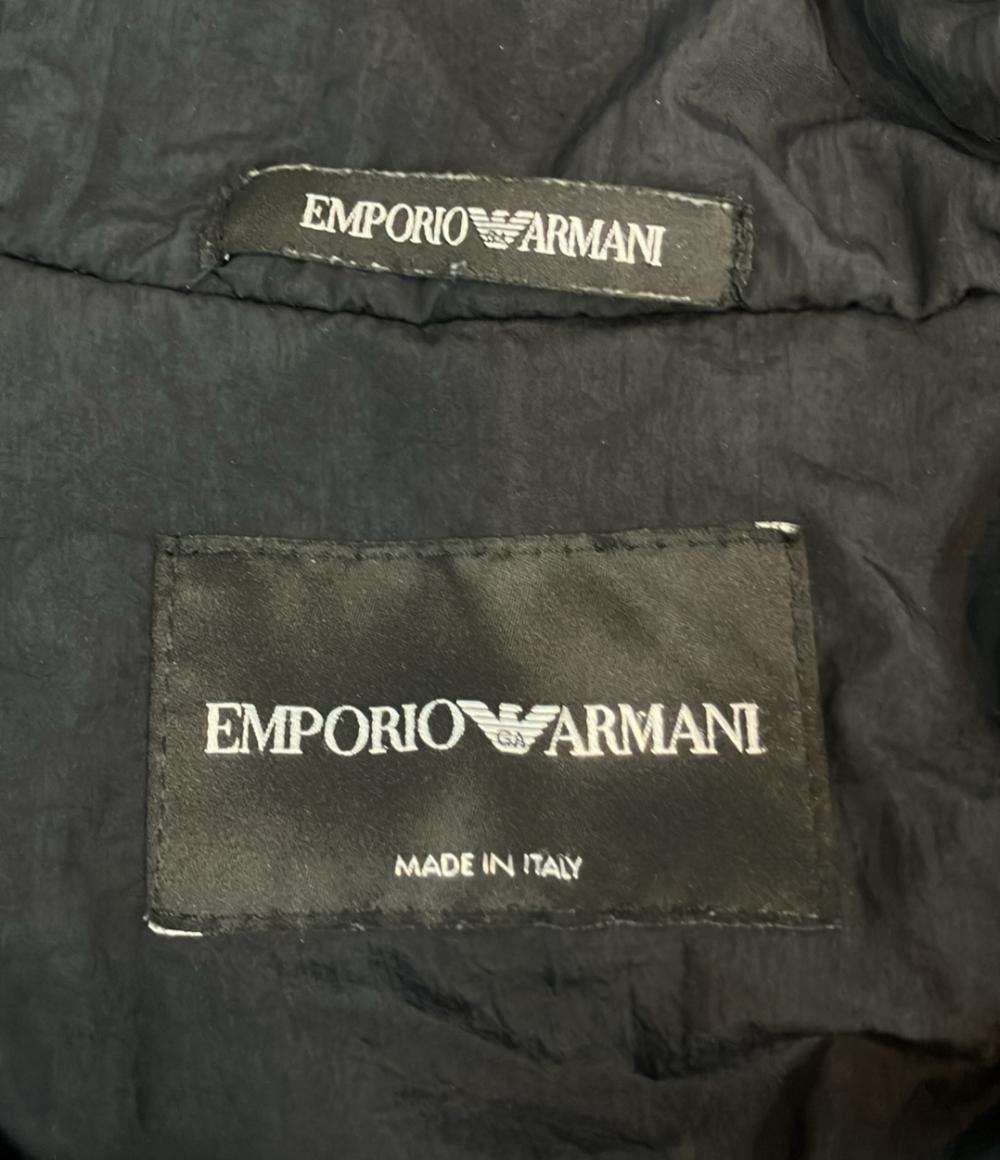 Emporio Armani パーカー ブルゾン 長袖 ベルベット 光沢 中綿 B1R380 B1182 メンズ SIZE 44 (S) エンポリオ・アルマーニ