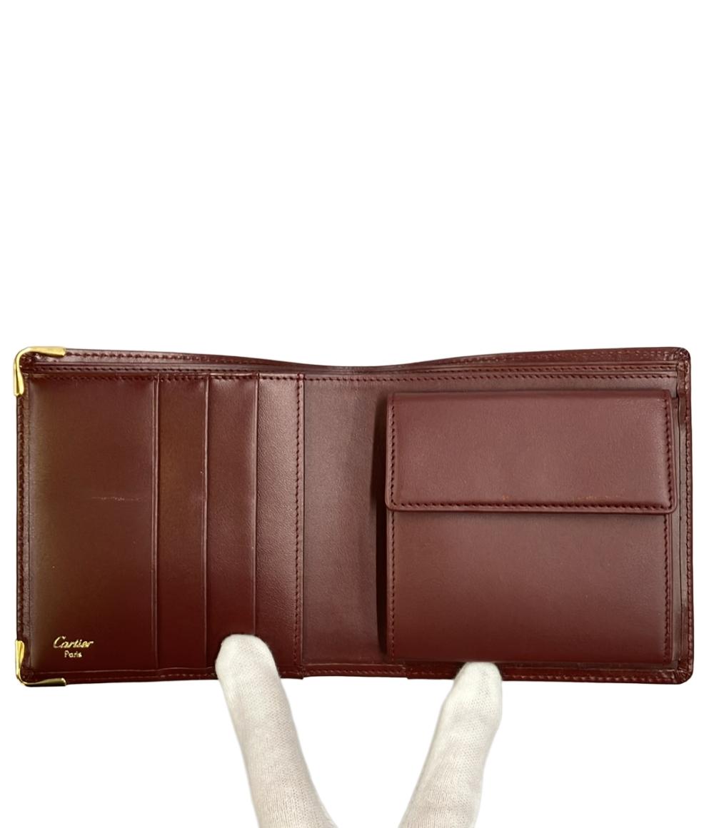 Cartier 二つ折り財布 マスト ドゥ カルティエ メンズ レディース