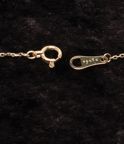 美品 agete ネックレス K10 ダイヤ 0.03ct レディース アガット