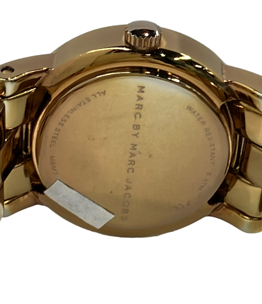 MARC BY MARC JACOBS 腕時計 クオーツ ピンクゴールド MBM3219