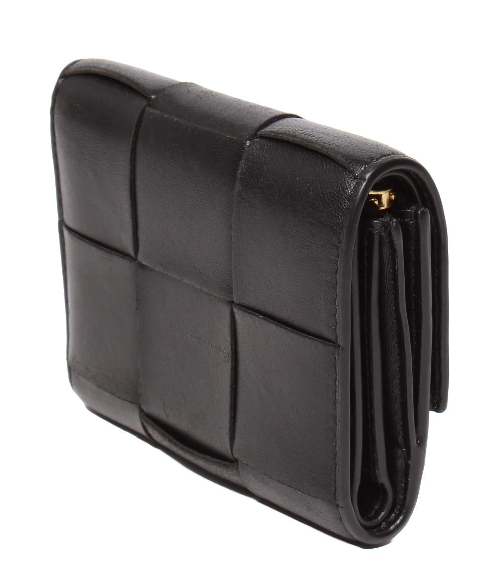 ボッテガ・ヴェネタ 三つ折り財布 マキシイントレチャート ユニセックス BOTTEGA VENETA
