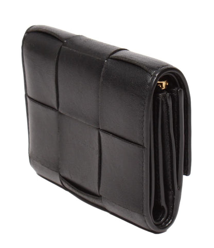 ボッテガ・ヴェネタ 三つ折り財布 マキシイントレチャート ユニセックス BOTTEGA VENETA