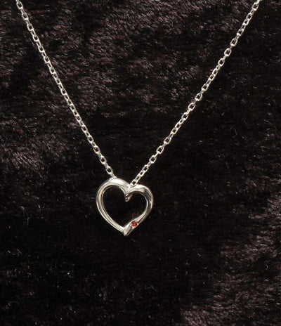 美品 ヨンドシー ネックレス SV ハートモチーフ レディース 4℃