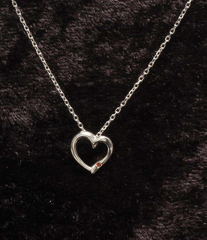 美品 ヨンドシー ネックレス SV ハートモチーフ レディース 4℃