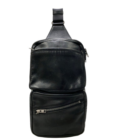 LUGGAGE LABEL ボディバッグ ワンショルダーバッグ レザー メンズ ラゲッジレーベル