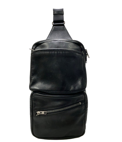 LUGGAGE LABEL ボディバッグ ワンショルダーバッグ レザー メンズ ラゲッジレーベル