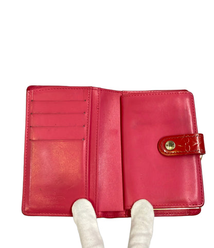 LOUIS VUITTON 二つ折り財布 がま口 ポルトフォイユ ヴィエノワ ヴェルニ M9141F レディース ルイ・ヴィトン