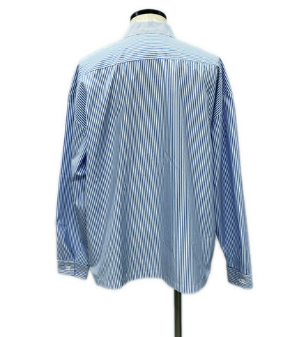 PRADA ストライプ ジップシャツ メンズ SIZE M プラダ