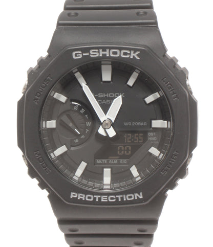 美品 CASIO 腕時計 G-SHOCK クオーツ ブラック GA-2100 メンズ カシオ