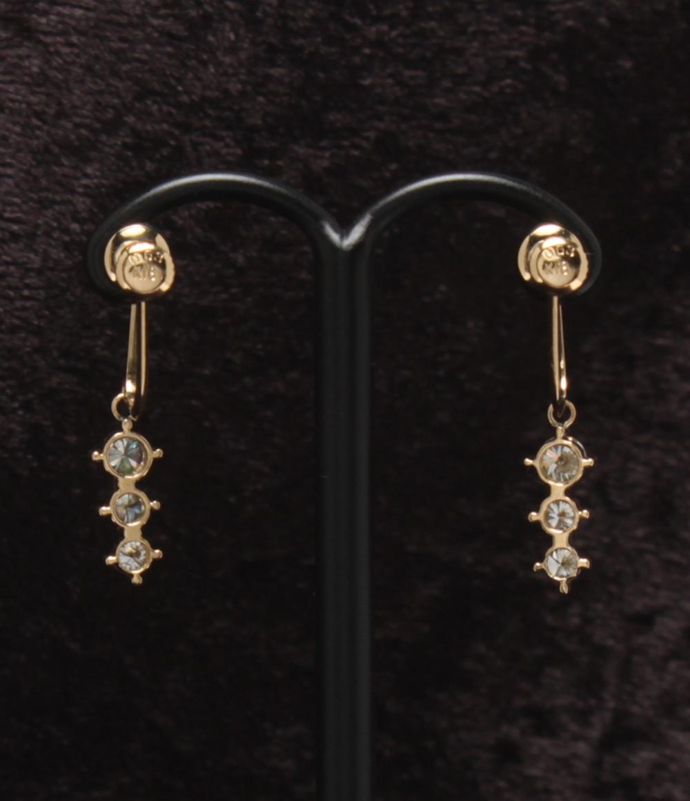 美品 イヤリング K18 ダイヤ 0.63ct レディース