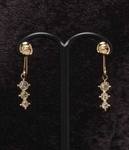 美品 イヤリング K18 ダイヤ 0.63ct レディース