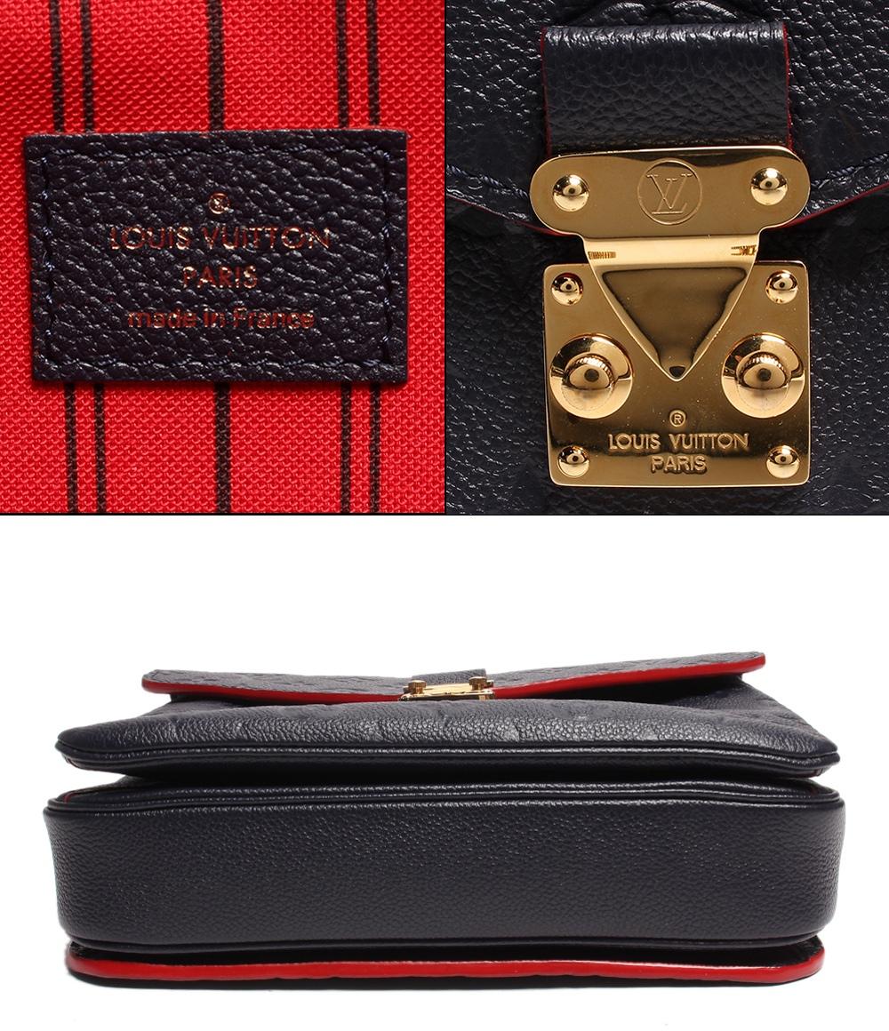 ルイヴィトン ショルダーバッグ ハンドバッグ ゴールド金具 ポシェット メティスMM モノグラム アンプラント マリーヌルージュ レザー M44071