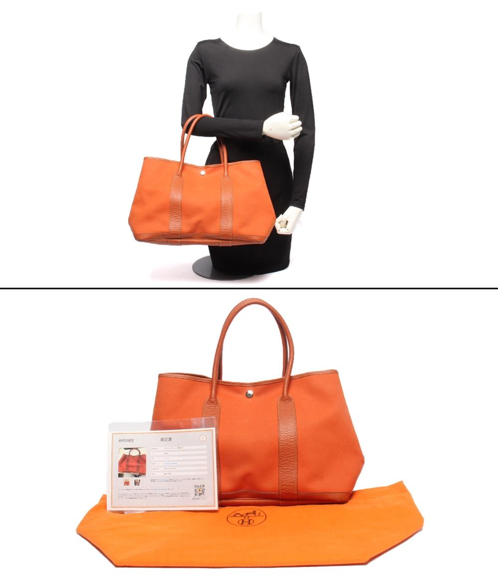 HERMES トートバッグ □I刻印 シルバー金具 ガーデンパーティPM レディース エルメス