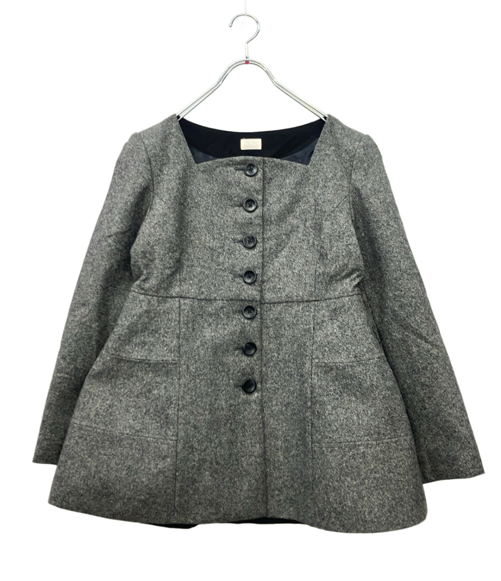 cygne ダックジャケット Madeleine　ブラック cygne ダックジャケット Madeleine ボタン CY252207133 レディース