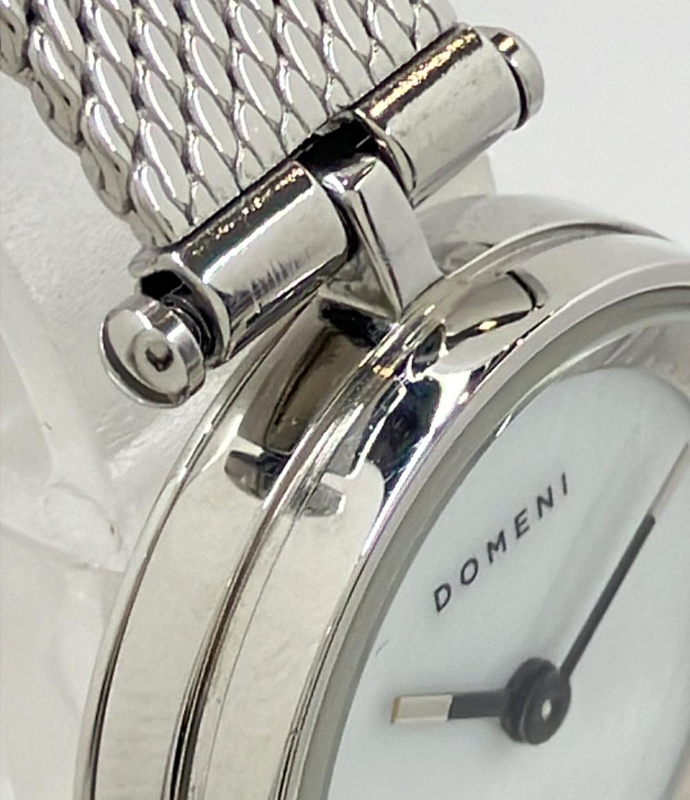 ドメニ 腕時計 クオーツ ホワイト 316L レディース DOMENI