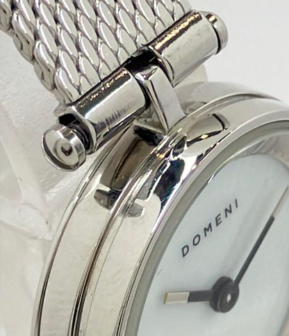 ドメニ 腕時計 クオーツ ホワイト 316L レディース DOMENI