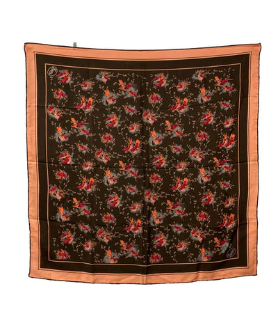 グッチ スカーフ シルク100% 鳥柄 レディース GUCCI