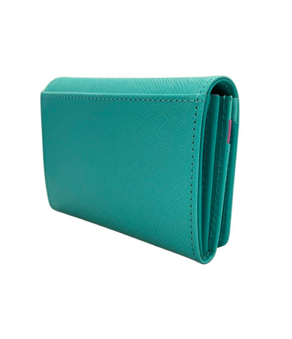 美品 LANVIN en Bleu カードケース 牛革 レディース ランバンオンブルー