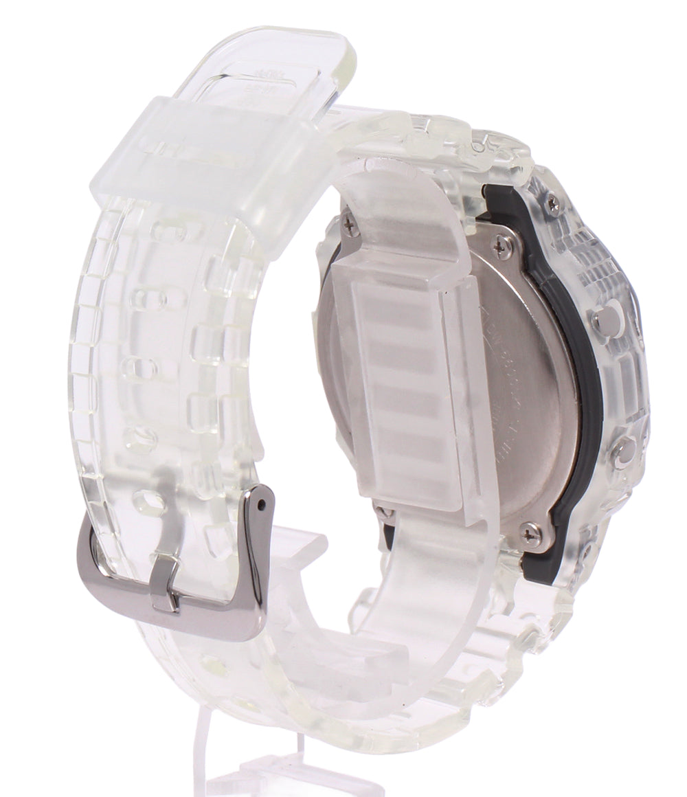 美品 CASIO 腕時計 スケルトン クオーツ ブラック DW-5600SKE メンズ カシオ