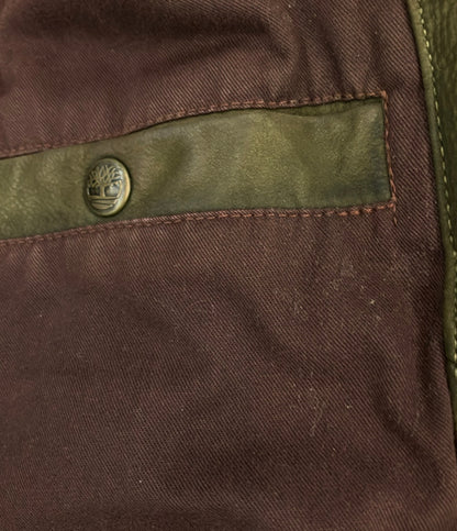 訳あり Timberland レザージャケット メンズ SIZE M ティンバーランド