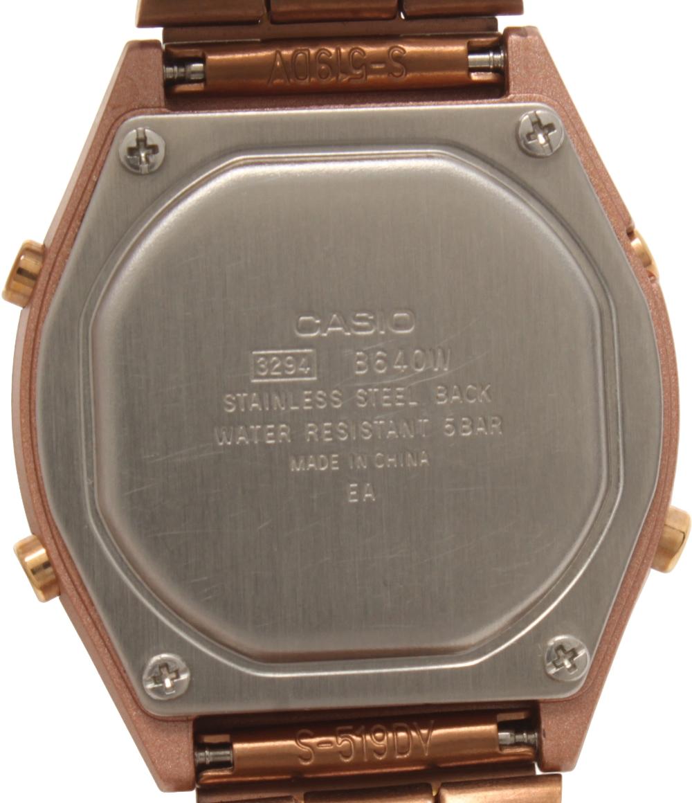 美品 CASIO 腕時計 スタンダード クオーツ B640W レディース メンズ カシオ