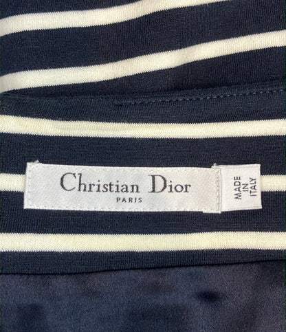 Christian Dior マリンストライプフレアスカート 1C21312A1418 レディース SIZE 44 クリスチャンディオール