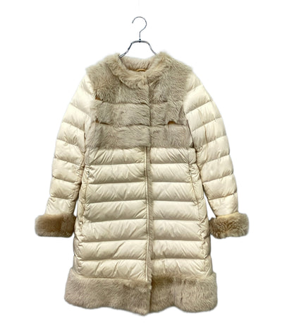 EMMETI ムートンダウンジャケット レディース SIZE 38 (M) エンメティ