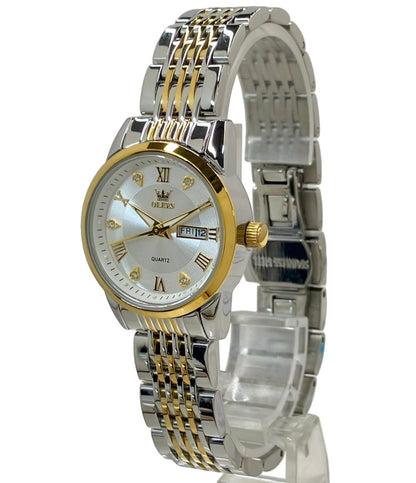 オレブス 腕時計 クオーツ シルバー 5008L レディース OLEVS