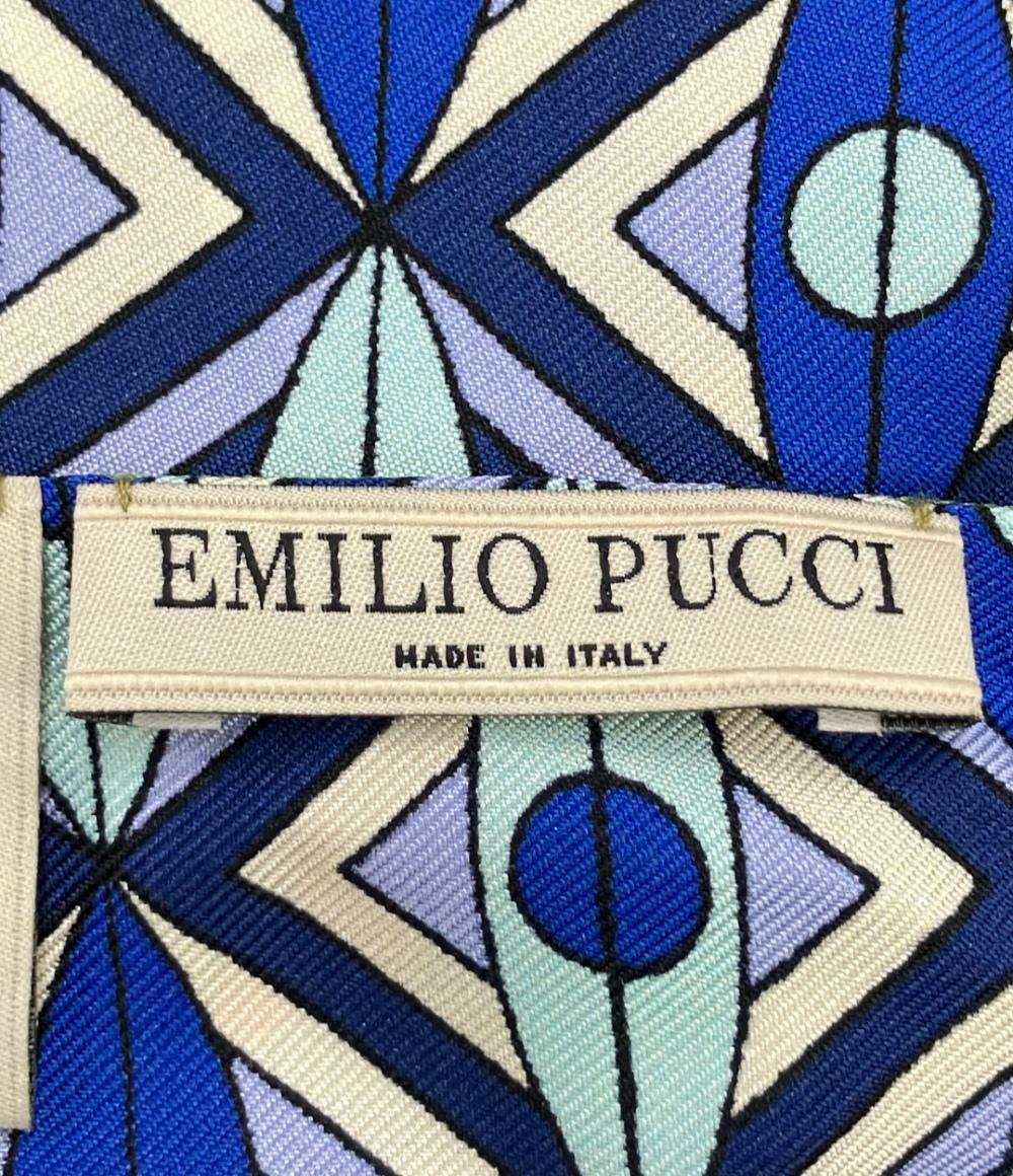 Emilio Pucci スカーフ シルク100% Goccia &Dischi レディース エミリオ・プッチ
