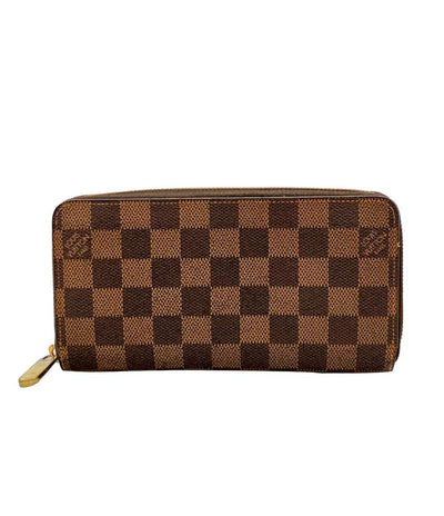 LOUIS VUITTON ラウンドファスナー長財布 ジッピー ウォレット ダミエ エベヌ N41661 メンズ ルイ・ヴィトン