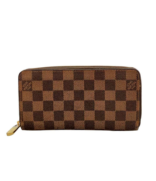 LOUIS VUITTON ラウンドファスナー長財布 ジッピー ウォレット ダミエ エベヌ N41661 メンズ ルイ・ヴィトン
