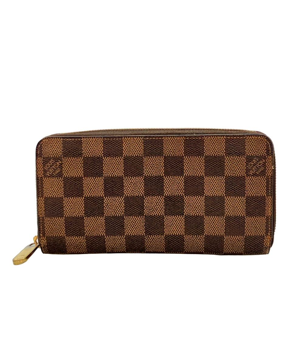 LOUIS VUITTON ラウンドファスナー長財布 ジッピー ウォレット ダミエ エベヌ N41661 メンズ ルイ・ヴィトン