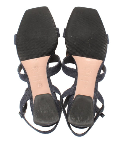 Roger Vivier ミュール チャンキーヒールサンダル デニム bikiviv sandals レディース SIZE 38 25.5(cm) ロジェヴィヴィエ