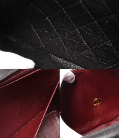 CHANEL チェーンショルダーバッグ 肩掛け ゴールド金具 マトラッセ ダイアナ25 シングルチェーン シングルフラップ 4番台 A01165 レディース シャネル
