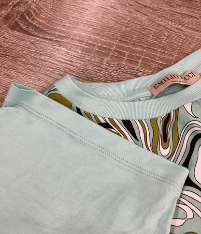 Emilio Pucci 半袖Tシャツ  総柄 1577-343-1190 レディース SIZE S エミリオ・プッチ