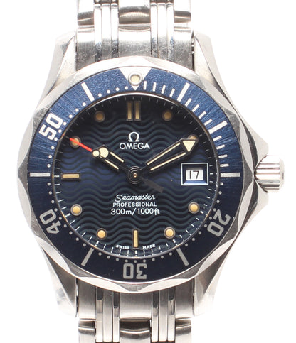 OMEGA 腕時計 シーマスター300M クオーツ ネイビー レディース オメガ
