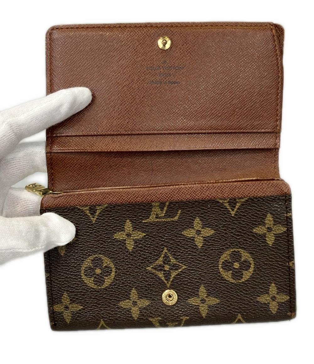 ルイヴィトン 二つ折り財布 ポルトモネ ビエ トレゾール モノグラム M61730 メンズ LOUIS VUITTON