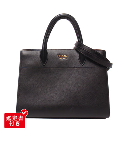 PRADA 2wayハンドバッグ ショルダーバッグ 斜め掛け ビブリオテーク サフィアーノ 1BA049 レディース プラダ