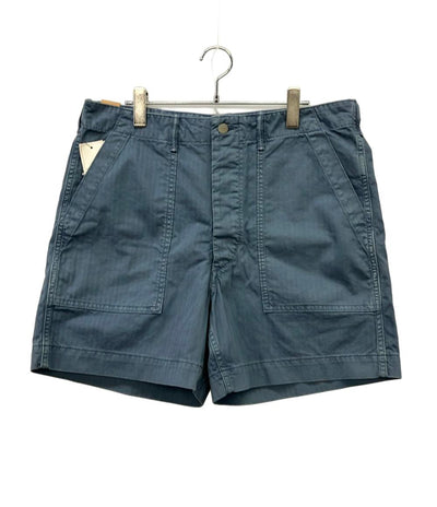 RRL ショートパンツ ウォッシュ加工  ヘリンボーンツイル フィールド OFFICERS SHORT 1519-01-29 メンズ SIZE W34 (L) ダブル アール エル